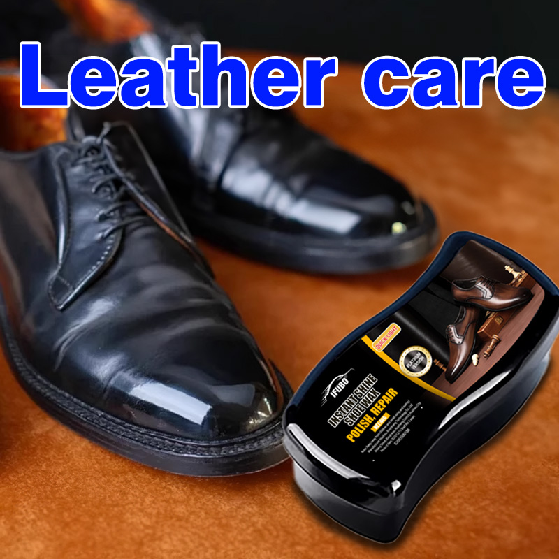 Sneaker Leather Care - Spugna lucidante istantanea Ifubo per scarpe,