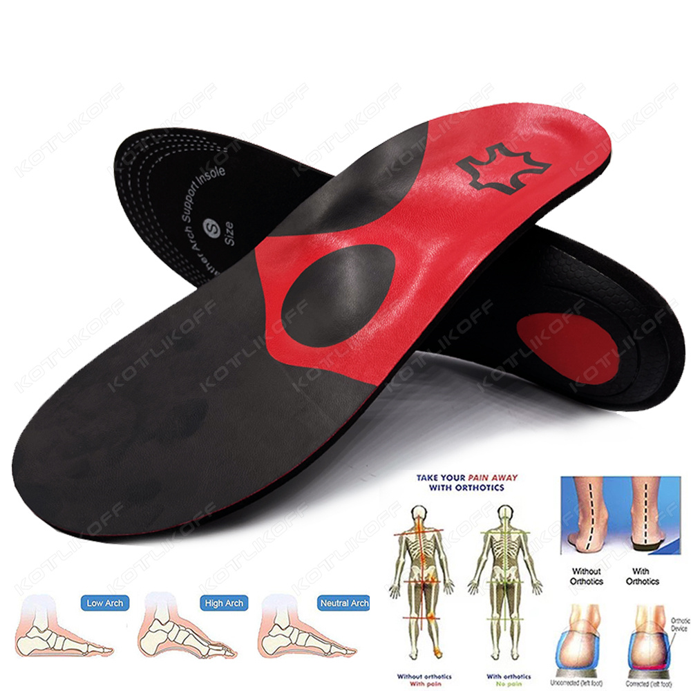 Sneaker Leather Care - Soletta ortopedica in pelle PU Inserti