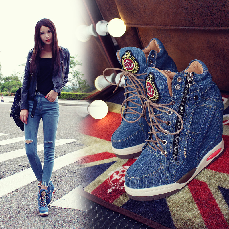 Sneaker Zone - Scarpe da ginnastica con zeppa in