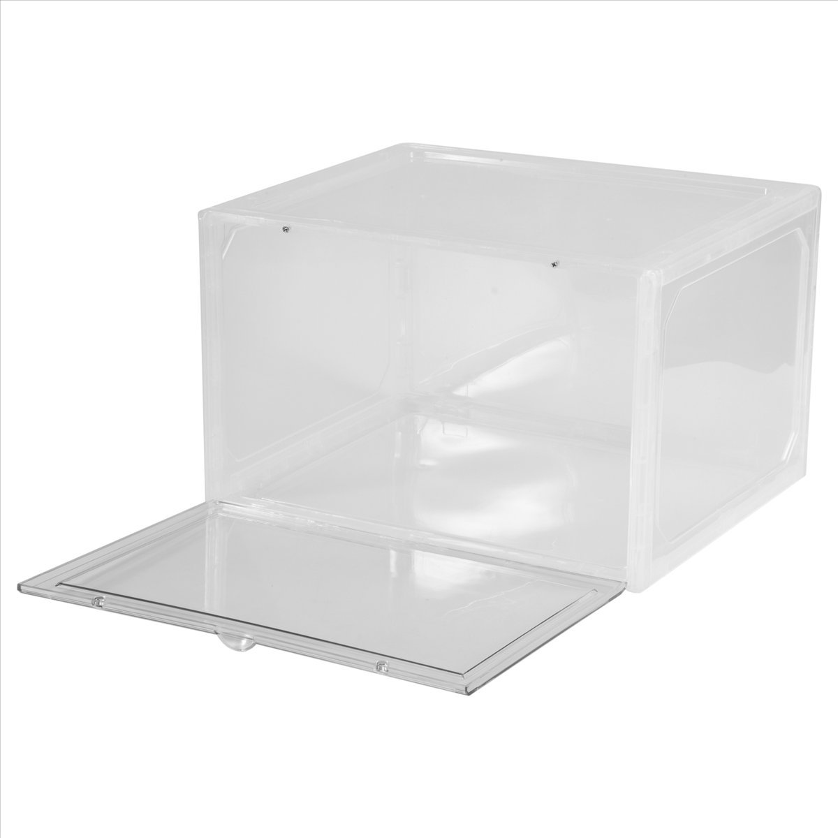 Shoe Box Display - Scatola porta scarpe magnetica AT33, trasparente,