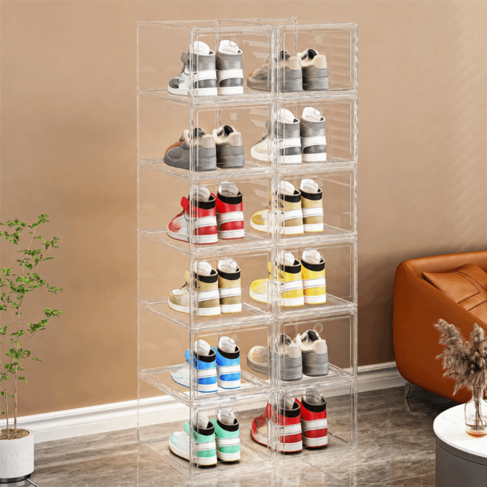 Shoe Box Display - Scatola per Scarpe in Plastica Trasparente