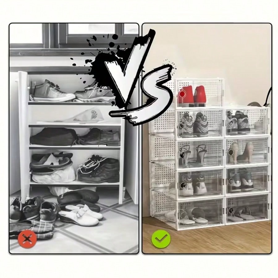 Scatole per scarpe trasparenti - Shoe Box Display recensione e prezzo